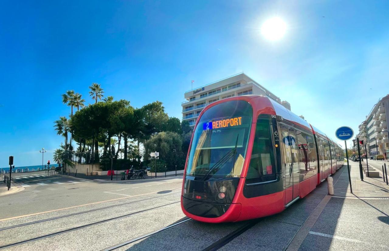 1 Min To The Beach Apartment - Kitchen - Tramway - Air Conditioner - Wifi - Promenade Des Anglais Ніцца Екстер'єр фото